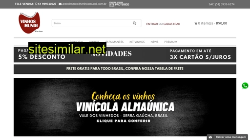 vinhosmundi.com.br alternative sites