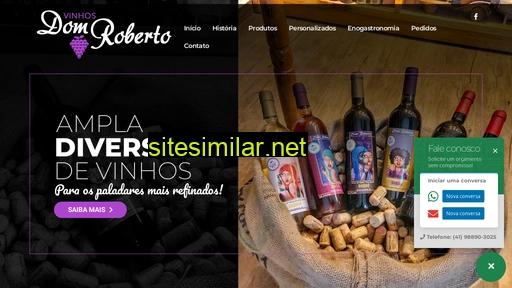 vinicoladomroberto.com.br alternative sites