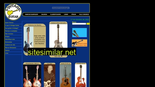 vintageguitar.com.br alternative sites