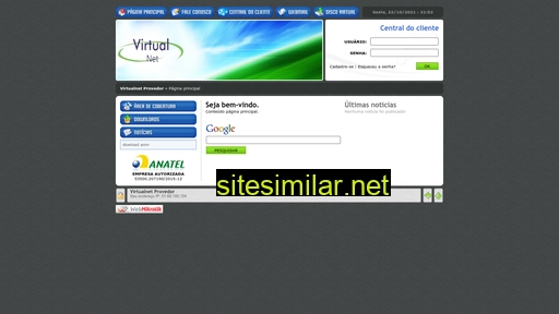 virtualnetprovedor.com.br alternative sites