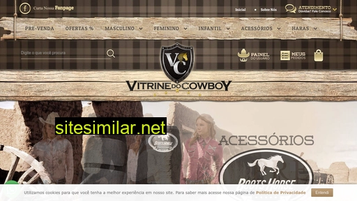 vitrinedocowboy.com.br alternative sites