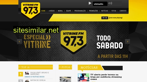vitrinefm.com.br alternative sites