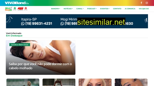 vivaband.com.br alternative sites