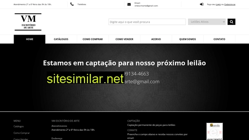 vmescritarteleiloes.com.br alternative sites