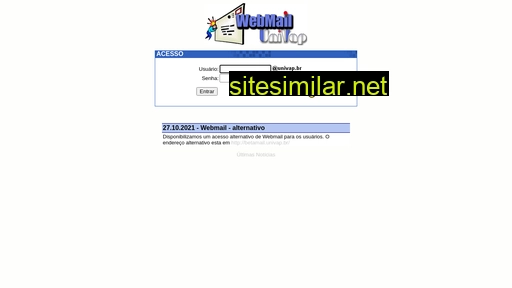 webmail.univap.br alternative sites