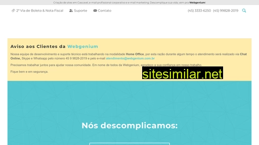 webgenium.com.br alternative sites