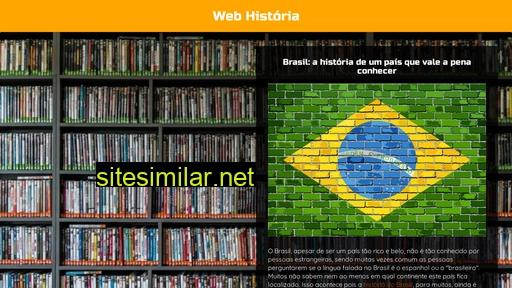 webhistoria.com.br alternative sites