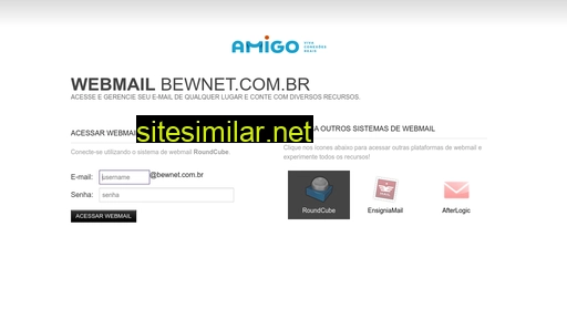 webmail.bewnet.com.br alternative sites