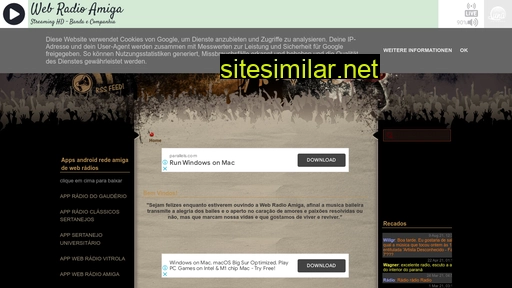 webradioamiga.com.br alternative sites
