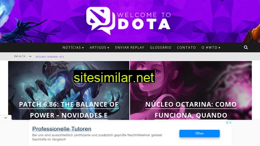 welcometodota.com.br alternative sites