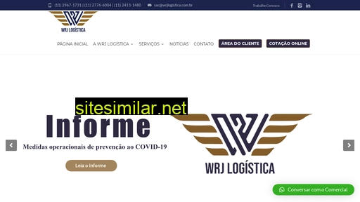 wrjlogistica.com.br alternative sites