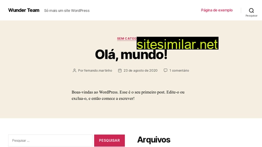 wunderteam.com.br alternative sites