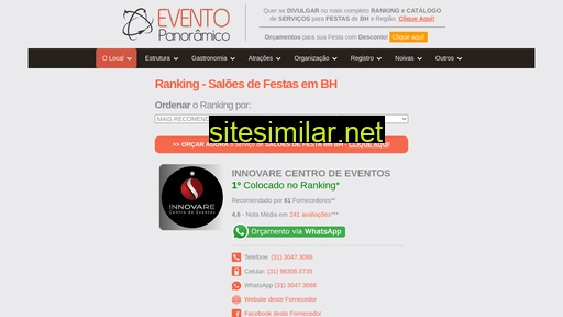 www.salaodefestabh.eventopanoramico.com.br alternative sites