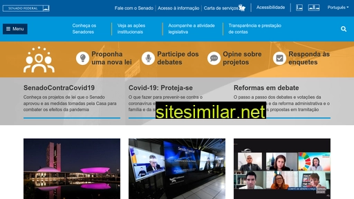 www12.senado.leg.br alternative sites