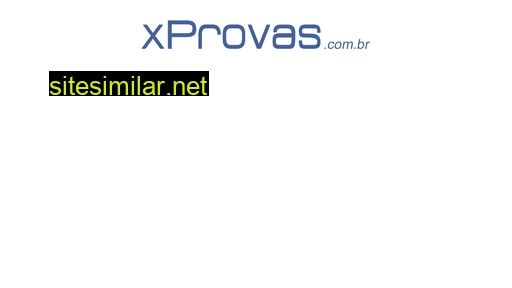 xprovas.com.br alternative sites