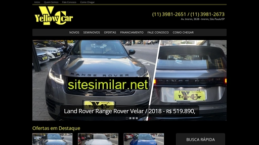 yellowcar.com.br alternative sites