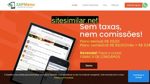 zapmenu.com.br alternative sites