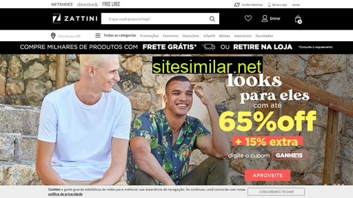 zattini.com.br alternative sites