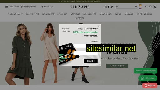 zinzane.com.br alternative sites