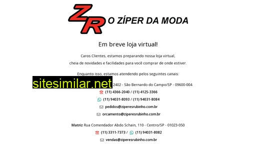 ziperesrubinho.com.br alternative sites