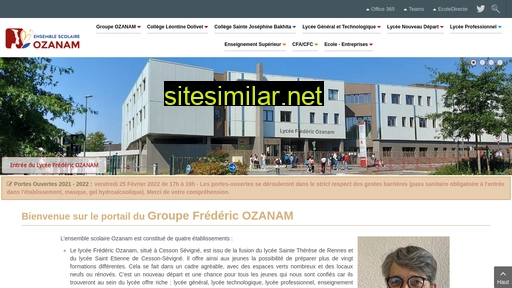 Ozanam similar sites