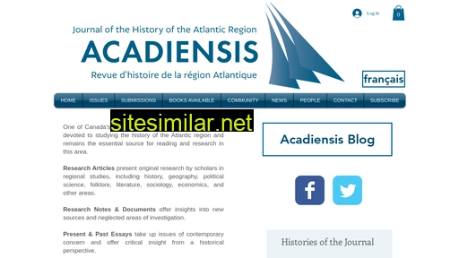 Acadiensis similar sites