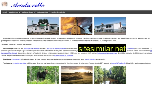 acadieville.ca alternative sites