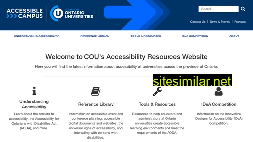 accessiblecampus.ca alternative sites