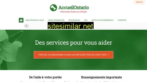 accueilontario.ca alternative sites
