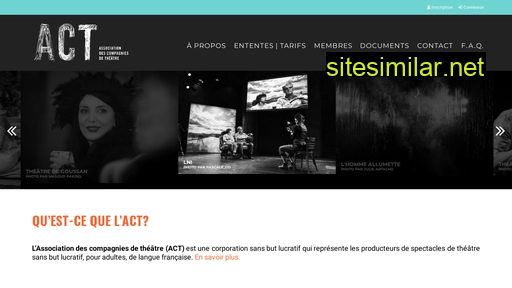 act-theatre.ca alternative sites