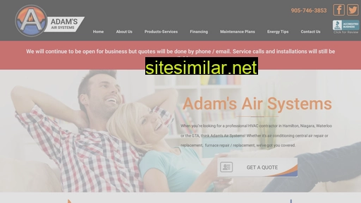 adamsairsystems.ca alternative sites