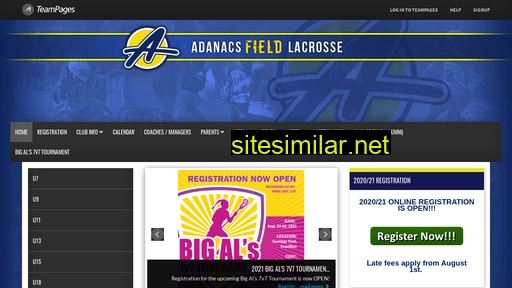 adanacsfieldlacrosse.ca alternative sites