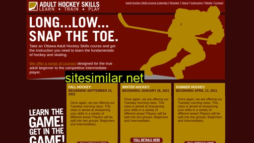 adulthockeyskills.ca alternative sites