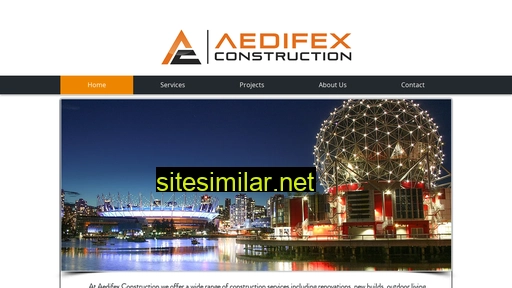 Aedifexconstruction similar sites