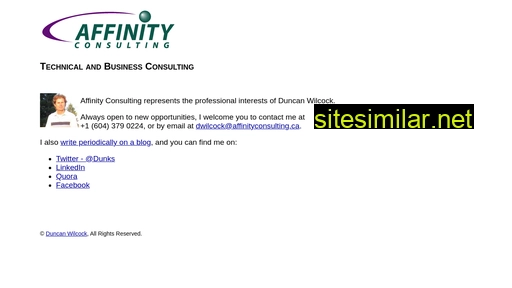 Affinityconsulting similar sites