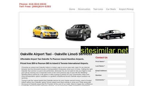 airporttaxioakville.ca alternative sites