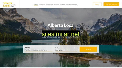 Alberta-local similar sites