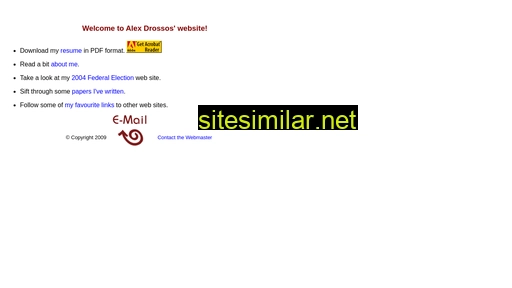 alexdrossos.ca alternative sites
