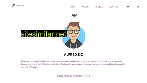 Alfred-frontend similar sites