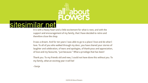 allaboutflowers.ca alternative sites
