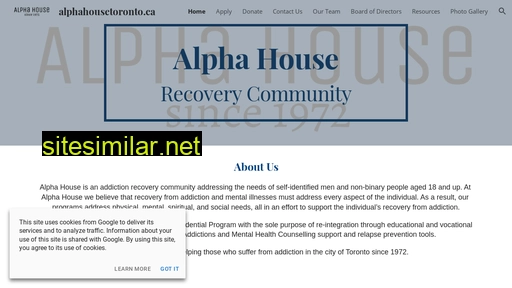 alphahousetoronto.ca alternative sites