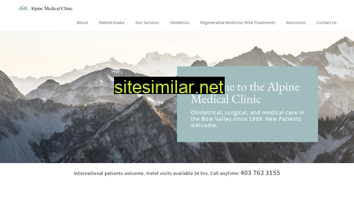alpinemedical.ca alternative sites