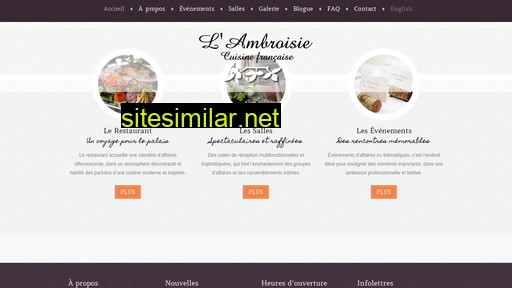 ambroisie.ca alternative sites