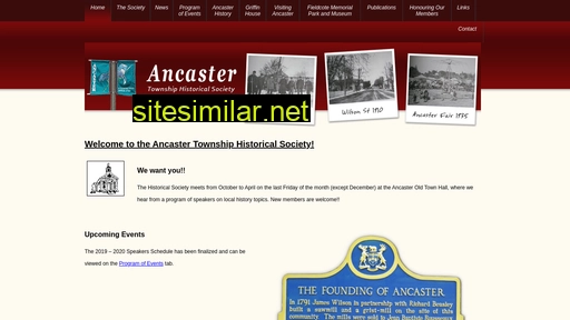 Ancasterhistory similar sites