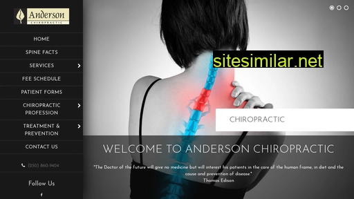 Andersonchiropractic similar sites
