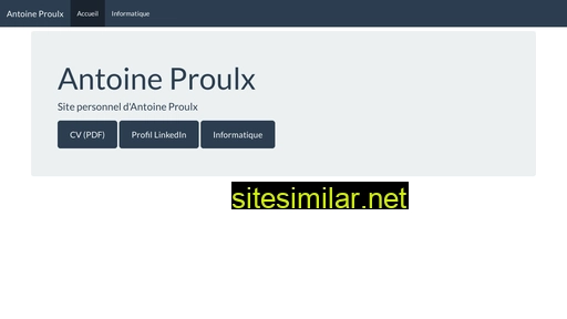 Antoine-proulx similar sites