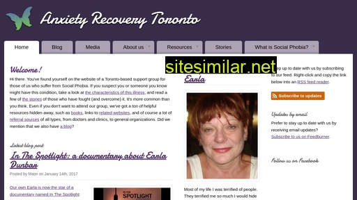 anxietyrecovery.ca alternative sites