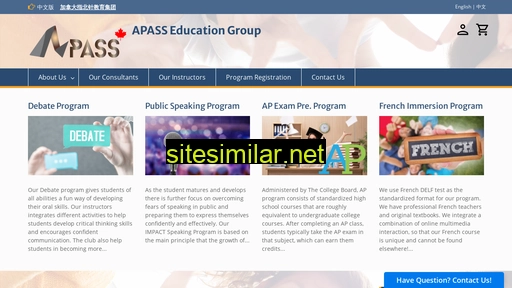 apass.ca alternative sites