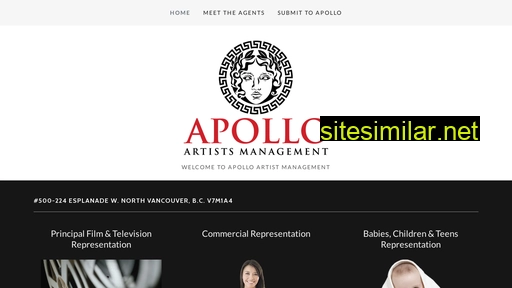 apolloartists.ca alternative sites