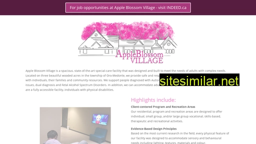 appleblossomvillage.ca alternative sites